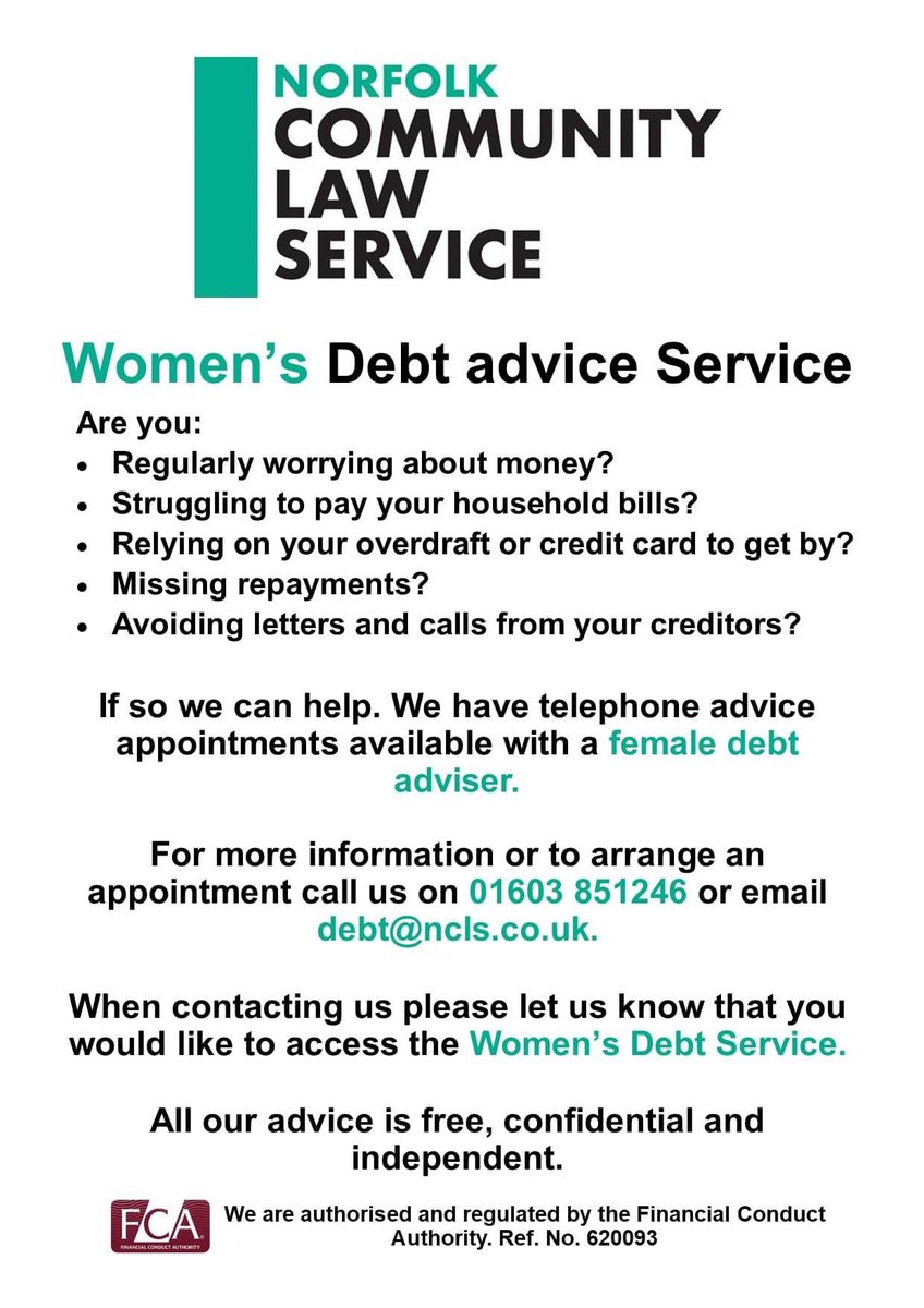 Norfolk Community Law Service tweet media