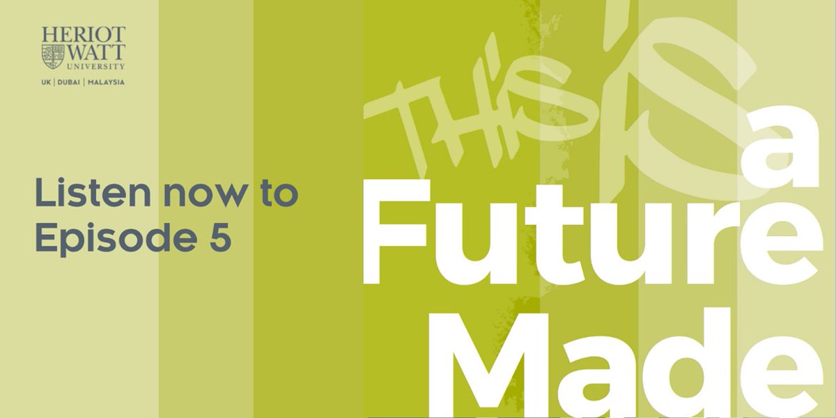 HeriotWattUni's tweet photo. 🎙Listen now - 'The Journey to Net Zero'🎙

Episode 5 of ‘A Future Made’, the new podcast series by Heriot-Watt University, is all about ‘The Journey to Net Zero’. 

Listen today: https://t.co/hKC1uqjq75

#HeriotWattUni #AFutureMade #HWCOP #NetZero https://t.co/v8AOBlmz7H