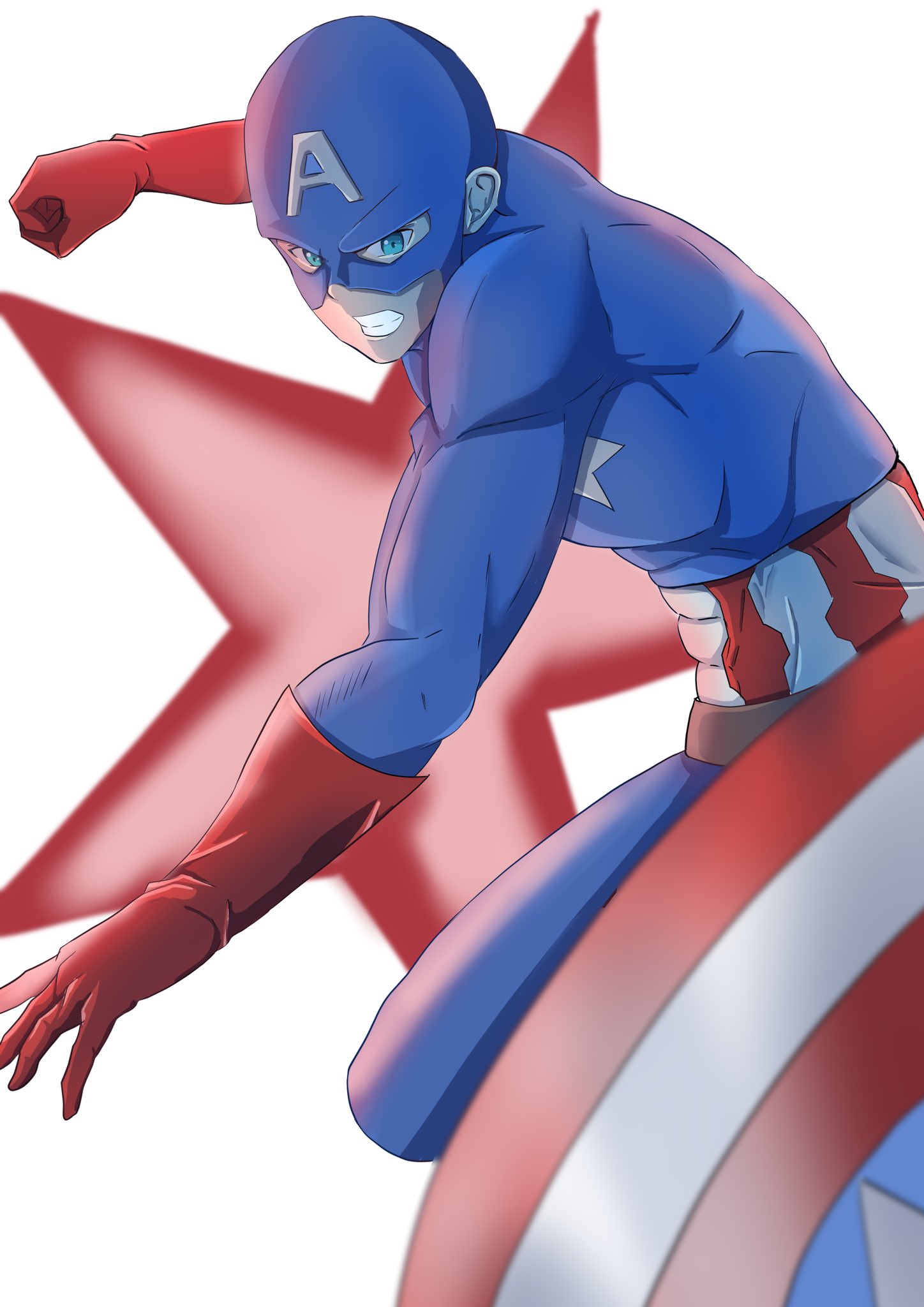 モヘジ キャプテンアメリカ Marvel マーベル アメコミ イラスト マーベル好き 絵描きさんと繫がりたい アメコミ好き T Co Uh11qahvlp Twitter