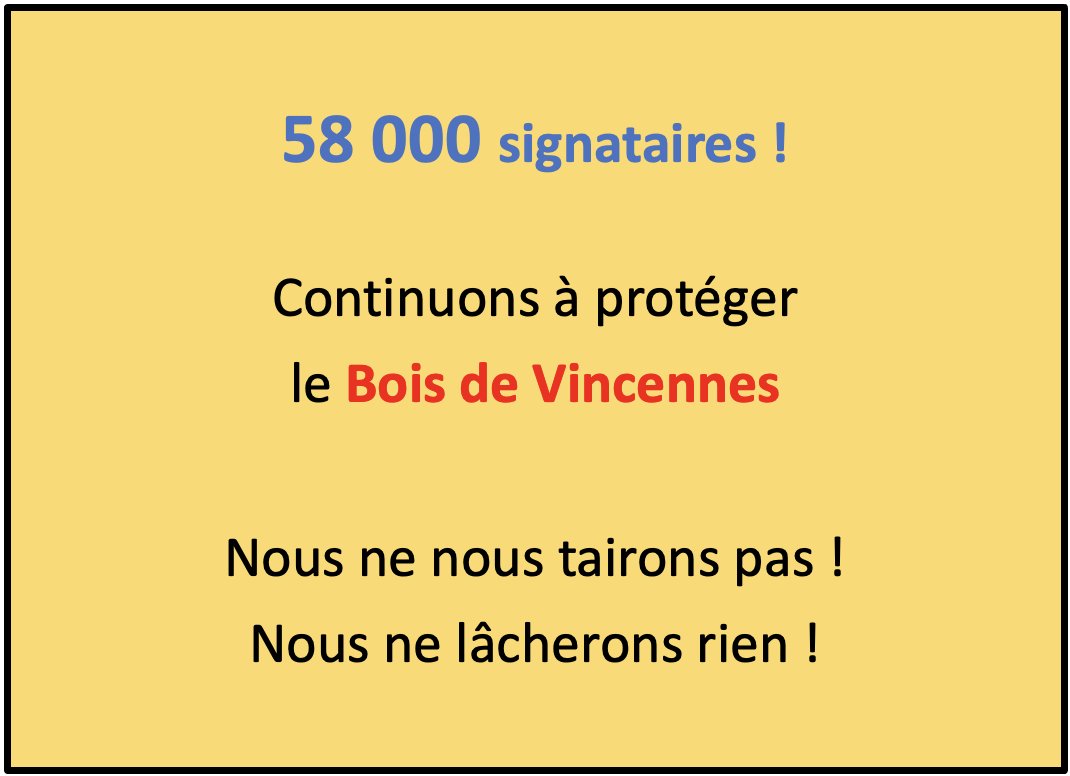 TpambVincennes's tweet photo. Continuons le combat pour protéger le Bois de #Vincennes. NON à la tranchée ouverte avec déboisement de 2ha : le Bois est le jardin de ceux qui n'en ont pas ! NON au tracé actuel amputant le Bois pour prolongement @Ligne1_RATP. Silence assourdissant de @vpecresse et @Anne_Hidalgo https://t.co/DpeQ7yt4id
