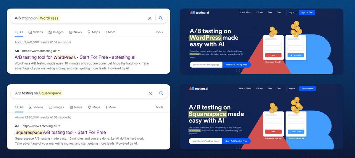 Onlead Align uses AI to align the content of your landing page with the search terms of your user. 

A personalized experience always converts more😉🚀

Get Beta Access Now! onlead.ai