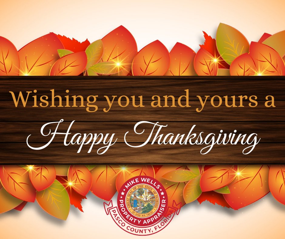 Wishing you a safe and happy #Thanksgiving Day!