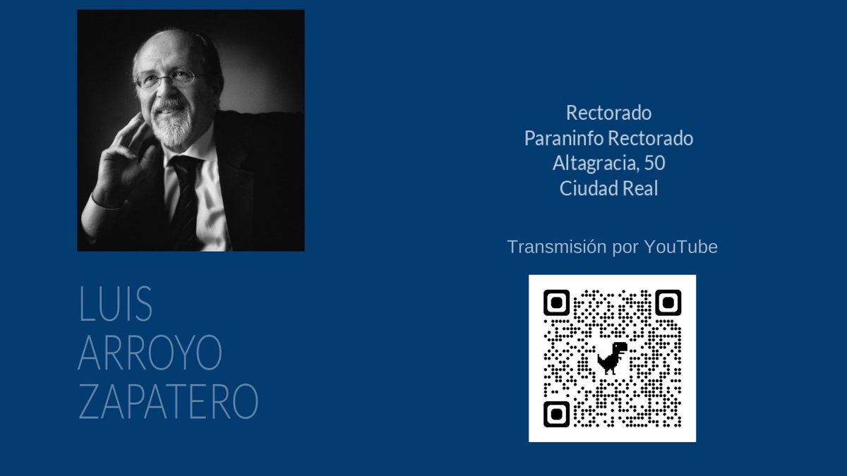 📣Acto Homenaje <a href="/luisarroyo50/">Luis Arroyo Zapatero</a> .

📆 2 y 3 de diciembre de 2021.

Información y programa👇
blog.uclm.es/idp/2021/11/25…
