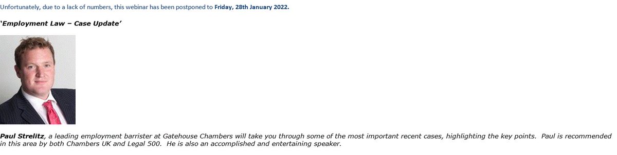 Webinar postponed. Please contact Christine Kettle at  snels@topcopysec.co.uk to rebook.