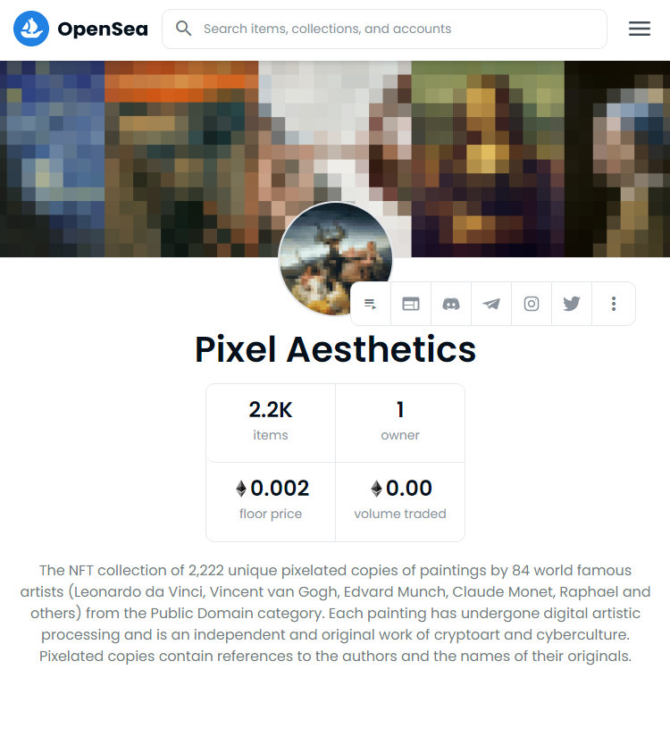 pixelaesthcs's tweet photo. This thread is for digital artists, collectors, crypto art enthusiasts, and the NFT community. After reading this, you can learn more about my collection and about me. https://t.co/qtQC1YmvdO