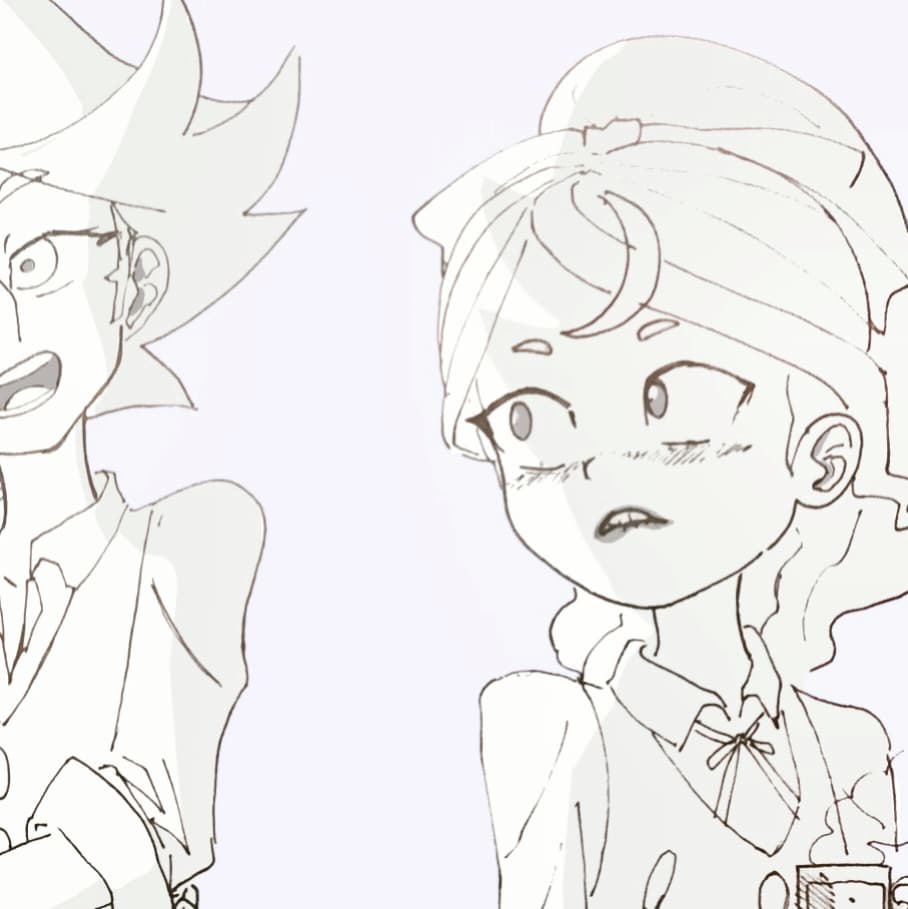 PinkDarumah's tweet photo. Hannah has it pretty bad
#fanart #LWA #hamanda
#art https://t.co/OIUahZBMDS