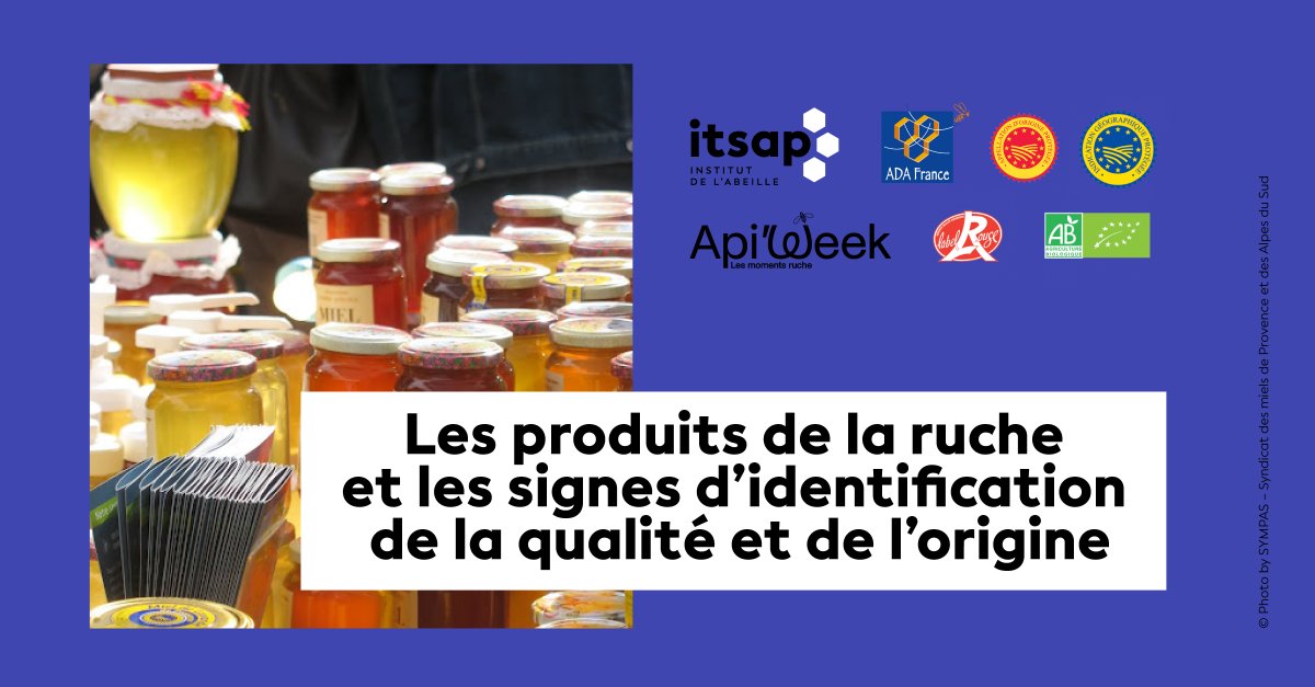 ITSAPinstitut's tweet image. Pour clôturer l&apos;#Apiweek avec #interapi,connaissez-vous les autres produits de la #ruche en plus du #miel et de la #geléeroyale ?adafrance.org/installation/p… et connaissez-vous les signes d’identification de la qualité et de l’origine en FR ?