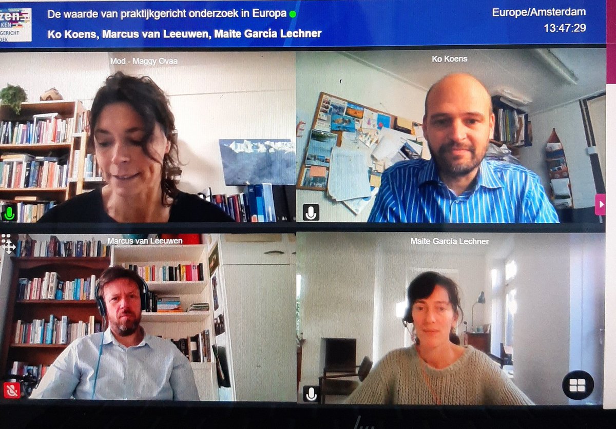 #SIAcongres over de waarde van praktijkgericht onderzoek met Marcus van Leeuwen en @Inholland collega's Ko Koens, lector New Urban Tourism, en Maite Garcia Lechner @Etiam_Garcia