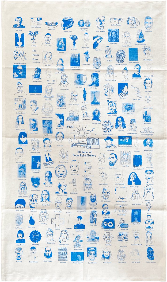 FPGSouthend's tweet photo. Several artworks from our artist self-portrait fundraiser are still available from our online shop! Purchase an original artwork for £50 or our 30th anniversary tea-towel for £15. 

#ArtistEditions #SelfPortraits 

https://t.co/aZJfirKbiC https://t.co/e279yL1ZOv