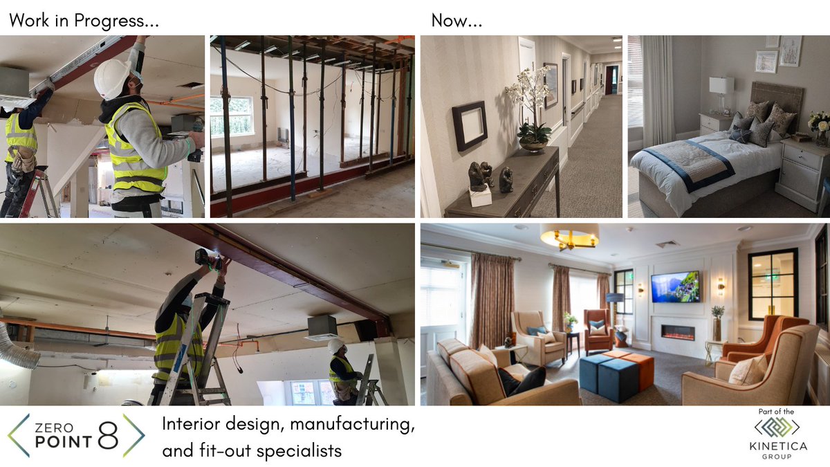 This year we completely #refurbished a 43-bed specialist #dementia suite in #Kent. The #project commenced in the middle of the #COVID19 pandemic. We are proud to deliver results so that the #care team at Sunrise Senior Living can continue to deliver the highest quality care.