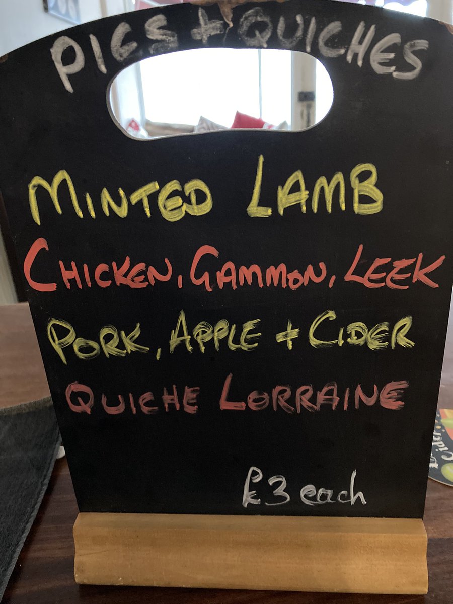 Thursday’s Starting Selection Pub Open 12-8 Takeaways Always Available #SupportSmallBusiness #caskale #craftbeer #pies #folkestone