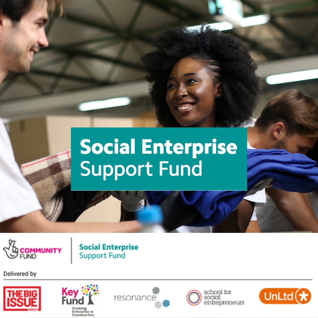 Super excited to announce that 

We are Inclusion Partners for the

Social Enterprise Support Fund 
#SESupportFund

Open TODAY 1PM 

£16.3m to ensure social enterprises can be at the heart of the recovery from COVID-19 sesupportfund.org.uk  

Funded by @TNLComFund