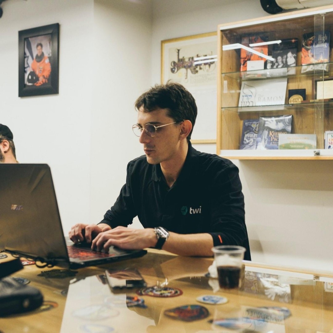 Meet our #head of #front #end Roman💚 He is all about the visual development of #twik #applications