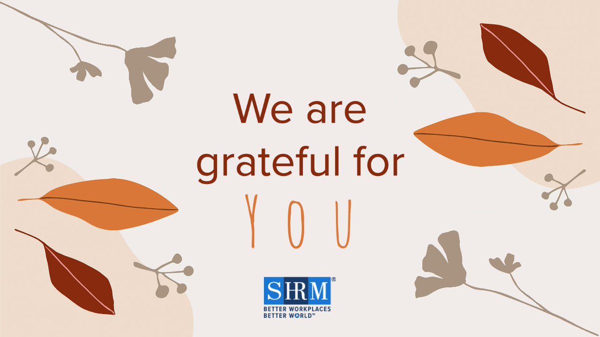 Shout out to all of our members, volunteer leaders, and staff for all you do to create better workplaces for a better world by elevating the #HR profession! #HumanResources