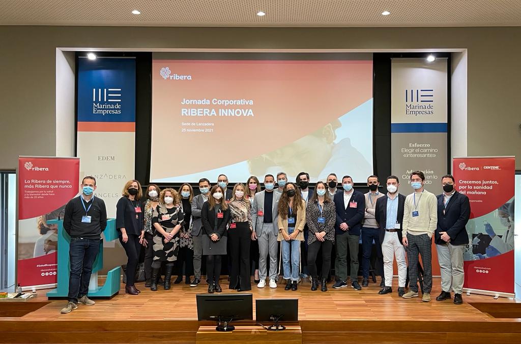 riberasalud's tweet photo. ¡Algo esta pasando en @lanzaderaes 😎! 👉Arranca la primera jornada #RiberaInnova. 

Hemos convocado a parte de nuestro equipo junto a las #startups con las que trabajamos actualmente para poner en común fortalezas de los proyectos de coinnovación y nuevos retos. 

¡Bienvenidos! https://t.co/Ei4ecFEbVz