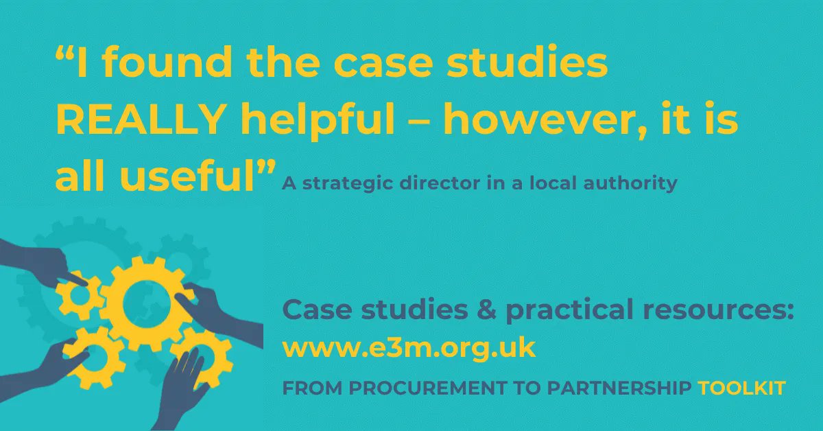 Already helping those in local government to help their communities...
buff.ly/2STYuVF
#commissioning #procurement #partnership #localgov #SocEnt #charities #inclusive #economy #trust #results #inspiration