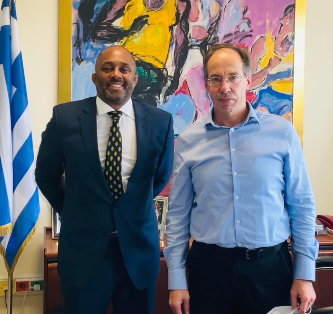 KerrithBrown's tweet photo. Had a great meeting with George Mavrotas, Secretary General of Sport at Ministry of Culture and Sport during my recent trip to Greece 🇬🇷 

Building the future 😊 https://t.co/0anszufpbG