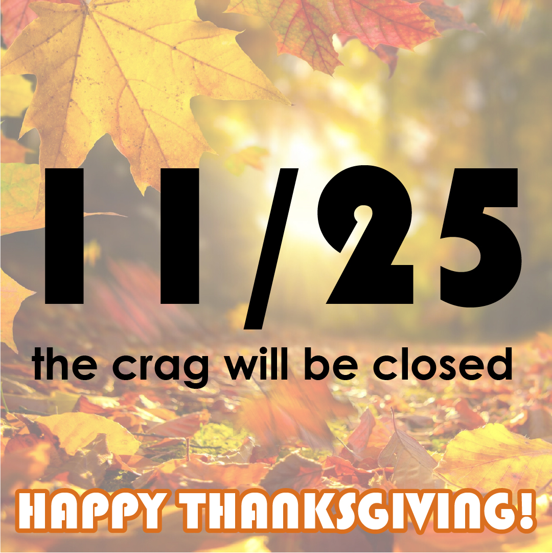 UGClimbing's tweet photo. We are SO Grateful for our ÜG family! We hope you have a wonderful day. See you on Friday!
#itsacrag #ugclimbing #ugcommunity #thanksgiving https://t.co/K9VJRCKQXc