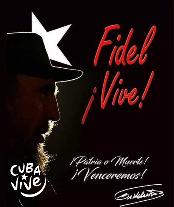 MayraArevich's tweet photo. «¡Esta Revolución es del pueblo! Y es al pueblo a quien le corresponde defenderla; es al pueblo a quien le corresponde preservarla...» A cinco años de su partida, #FidelVive en el corazón de #Cuba🇨🇺, y nos sigue marcando el camino de la lucha y de la victoria.
#FidelPorSiempre https://t.co/7txEHIPK0x