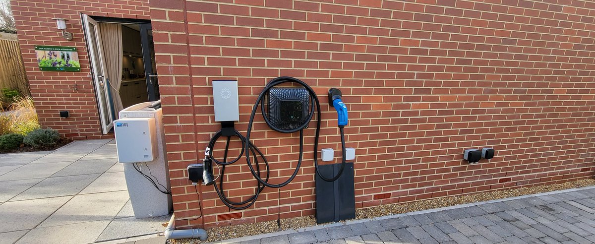 Includes vehicle to grid charging partnered with Nissan and Octopus.