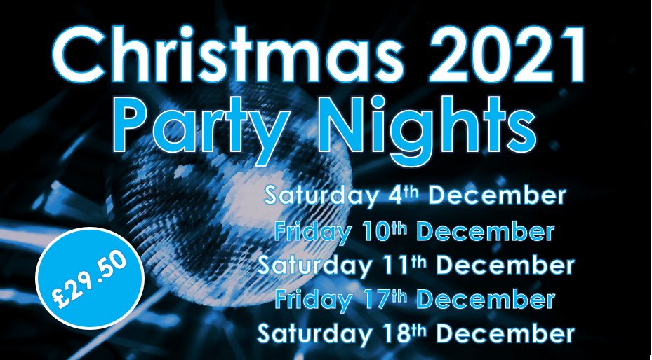 Bring your party to ours - just a couple of tables left across all Christmas Party dates!

Christmas brochure and enquiry form available here - greethamvalley.co.uk/christmas-2021
