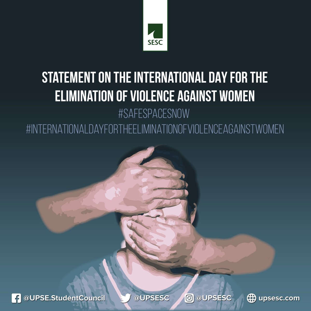 'May we continue to use our voices and unite for the safety and dignity of all women, not just today, but in all our days as Ekonomista ng Bayan.' 

#SafeSpacesNow
#InternationalDayForTheEliminationOfViolenceAgainstWomen 

(Full statement: bit.ly/32n7SW6)