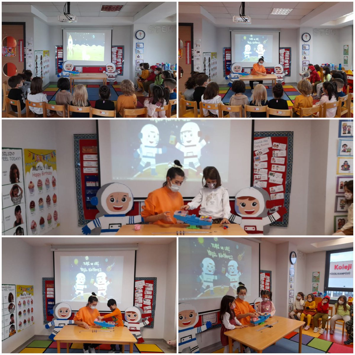 BahcesehirOrdu's tweet image. Okul Öncesi çocuklarımız  ile S T E M yolculuğumuz başladı. 

🚀🔭👩‍🚀🚀

#STEMgelecektir
#STEMjunior