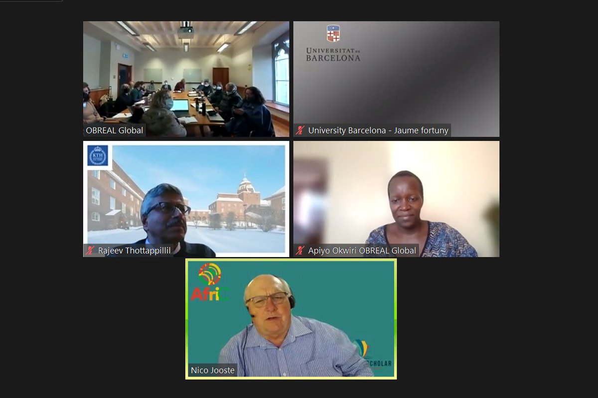 OBREAL_'s tweet photo. ✅Prof. @JoosteNico is sharing @SARUAonline strategies for the post covid era, and in particular the focus on #SDG's and its collaborative activities with OBREAL global. 

#OBREALGlobalAfricanChapter #SouthSouthNorth #Internationalisaton https://t.co/kDcvI7qxvc