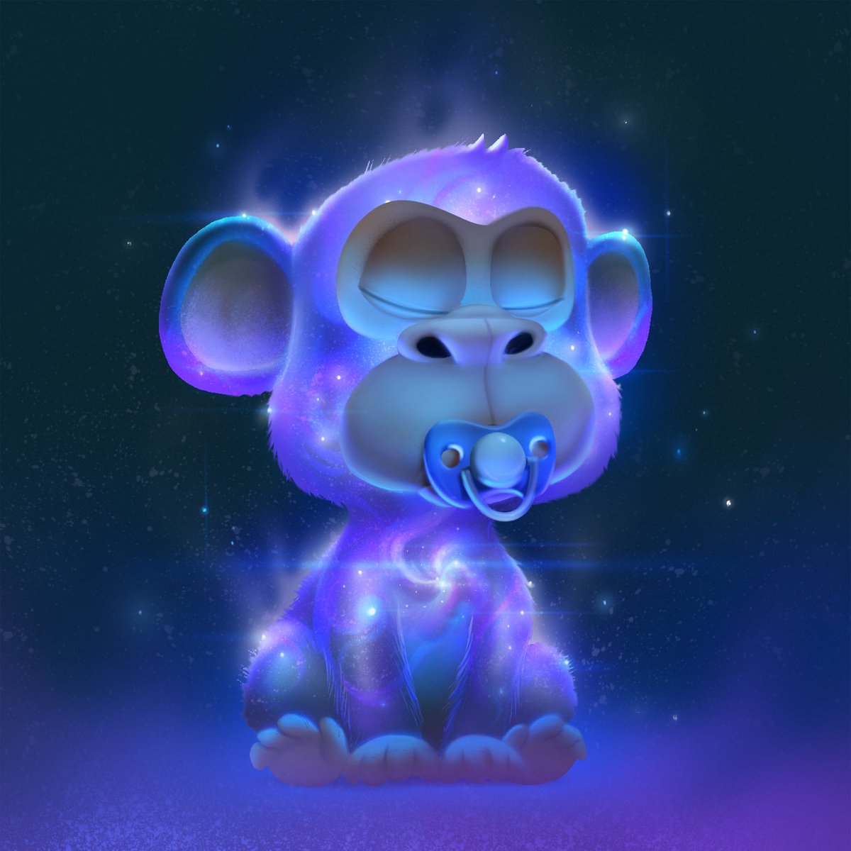 ApeKidsClub's tweet photo. Meet the latest 1/1 in our collection, the galaxy kid!💫

Trillions of light years away from the Milky Way galaxy, this kid is home to hundreds of planets filled with life!🌌

Want a chance to mint him? You’re in luck! WL giveaway🚨
-Follow us
-Like &amp; RT
-Tell us why you need WL https://t.co/KtNMJtTOlP