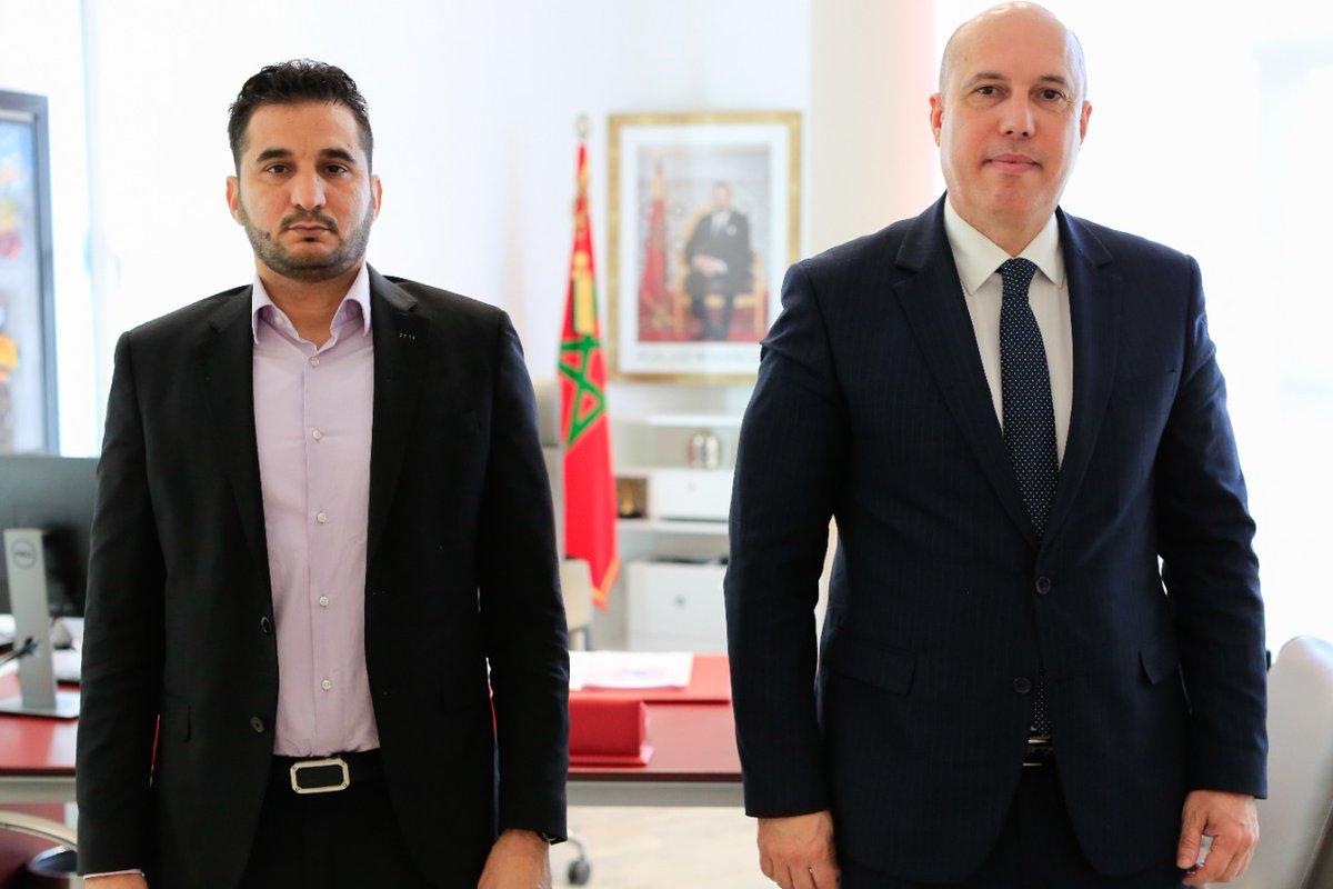 UCESAOfficiel's tweet photo. Younes Benakki, Secrétaire Général du @CESEMaroc et de l'#UCESA s'entretient avec son homologue mauritanien.
#Afrique #Maroc #Mauritanie https://t.co/WwE4QGRPY8