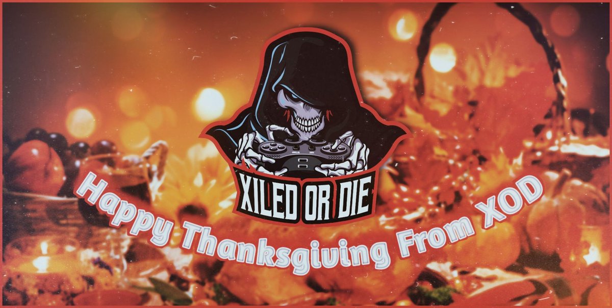 XiledOrDie's tweet photo. Happy Thanksgiving from our family to yours 💜🦃 https://t.co/55HWQ8hb6X