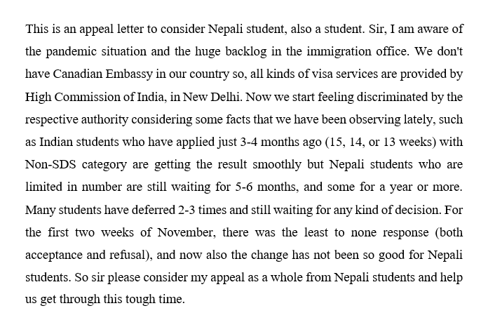 NepaliStudent5's tweet photo. #nepalistudentsintrouble #helpnepalistudents #canadastudentvisa #seanfrasersir #decisionneeded
#helpusdecideourfuture https://t.co/L735y6uwfR