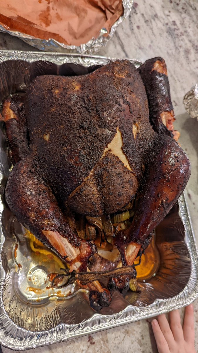 BrameLogan's tweet photo. Happy Thanksgiving! @Thermapen @OklahomaJoes https://t.co/H7GmuBAkqL
