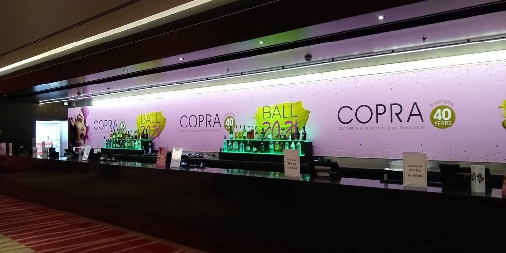 ColourationUK's tweet photo. ⭐️ EVENT BRANDING 
As part of @wearepositiveuk, we were thrilled to produce and install the event branding for last night’s Copra Ball and Awards! 

More pics of the night to follow! 

#wearepositive #positiveheroes #CopraBall #CopraAwards #parkplaza #eventbranding https://t.co/jp7jvcHUFo
