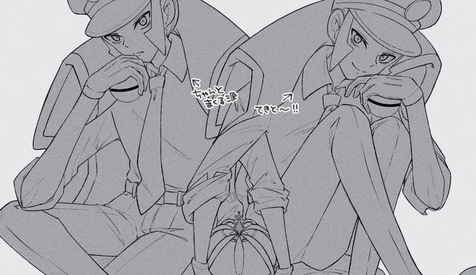 何描こうアンケで一番票が多かったGますず描きました!ゆーあーきんぐのあれをイメージしたあれです👑下のは腕まくりするか迷った差分です 