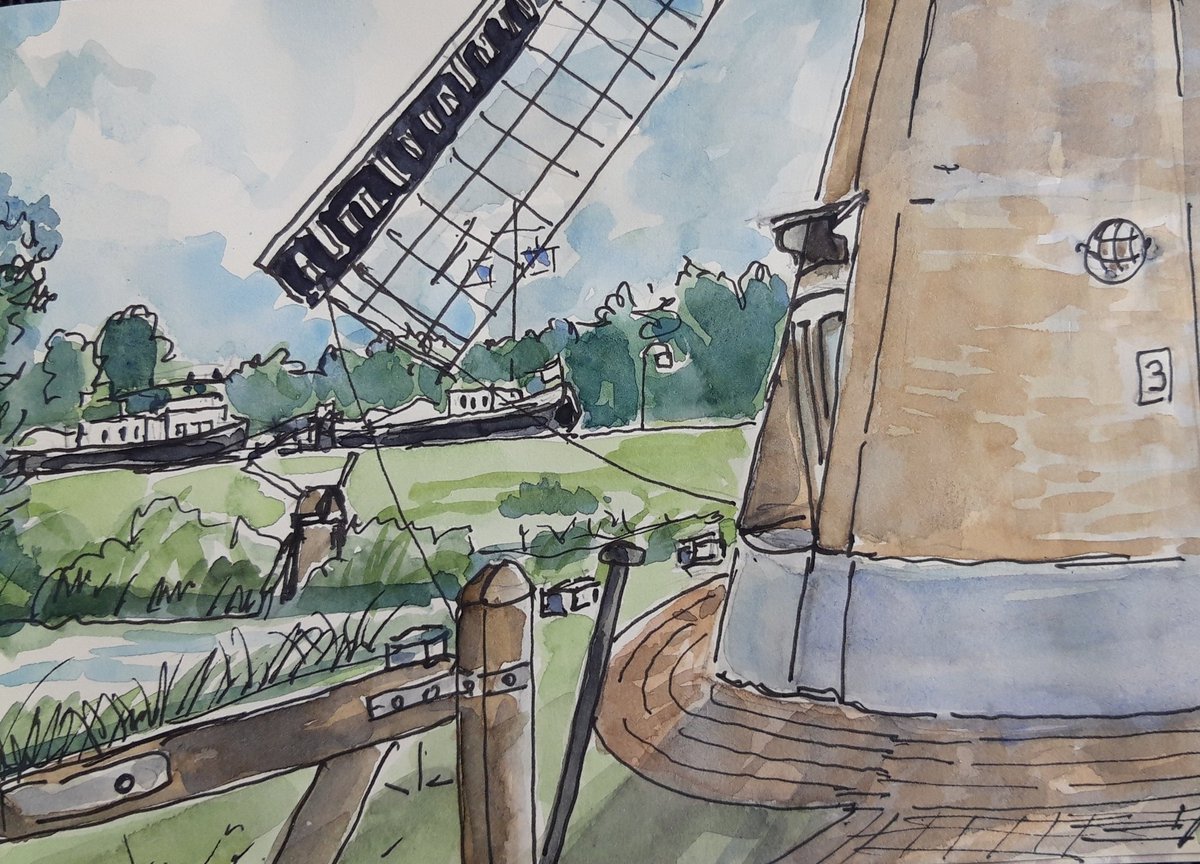 As zaterdag is de molen open voor bezoek tussen 10/16.00 uur.
(Staat te stralen met nieuwe verf)
Gemaalhuis open voor koffie met lekkers.