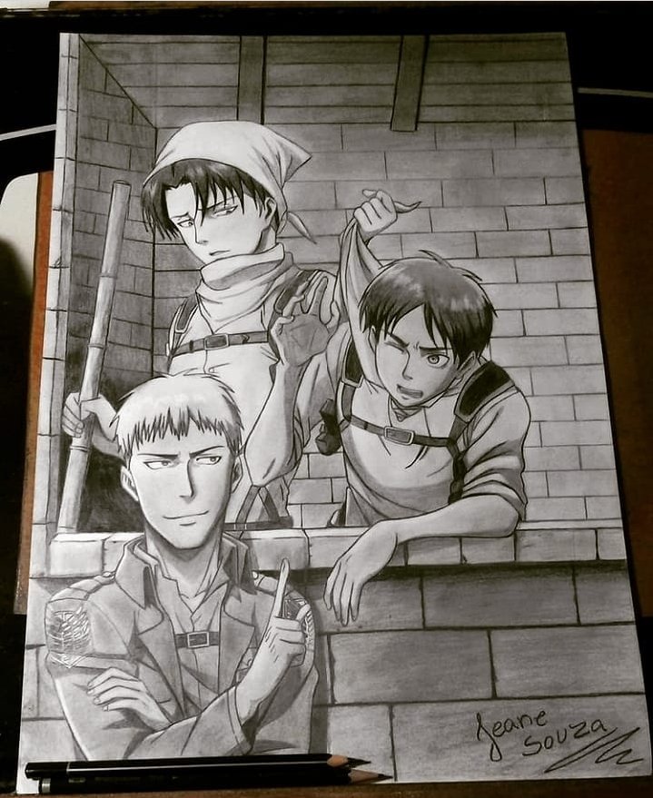 Jeane_art's tweet photo. Por favor me ajude fazer com que minhas artes cheguem até os fãs de Attack on Titan, RT RT RT RT, mostrem pros amigos apaixonados por Shengeki no Kyojin!!!! https://t.co/V0LJXiQH08