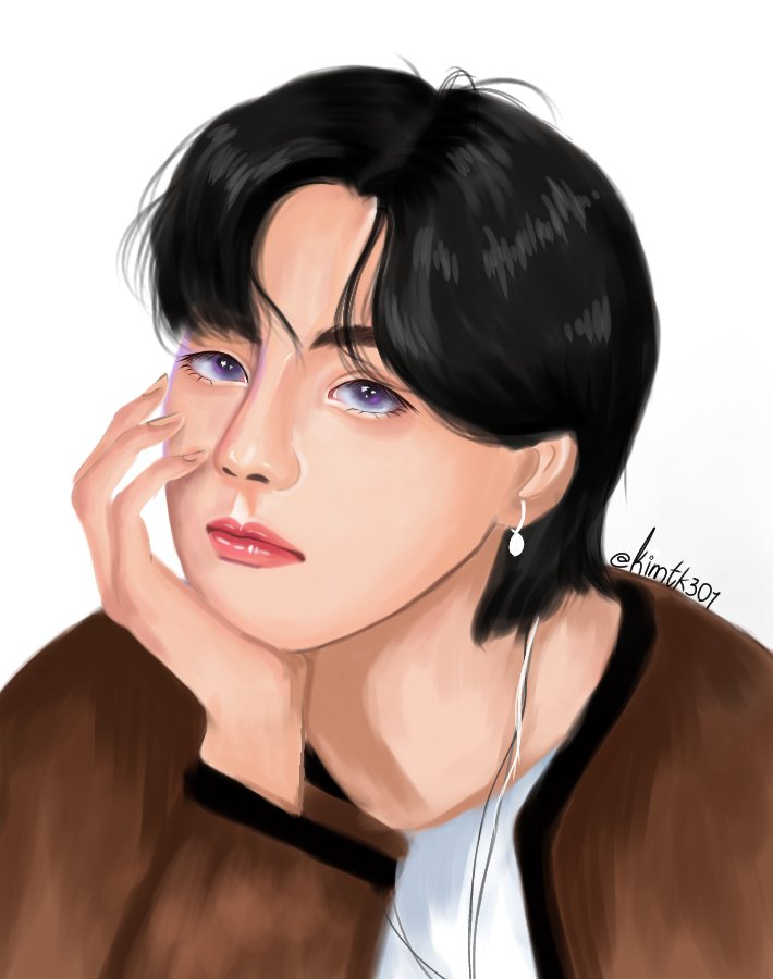 thethmueT's tweet photo. old art😄( Kim Taehyung )

#taehyung #fanart #btsfanart #bts #kimtaehyung #btsv #army #digitally #illustration #ibispaintX https://t.co/iduVF1n02O