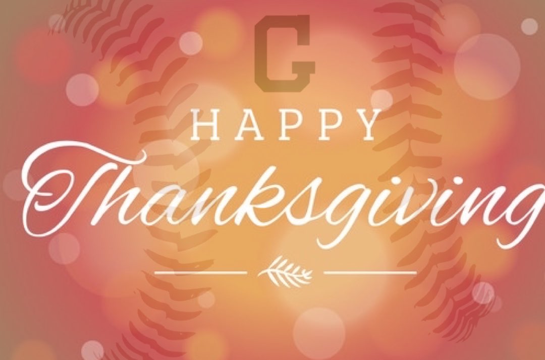Happy Thanksgiving from Greenbrier Baseball!