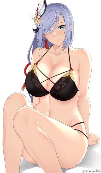 Shenhe🐰
#水着 #GenshinImpact #shenhe #原神  #バニーガール 