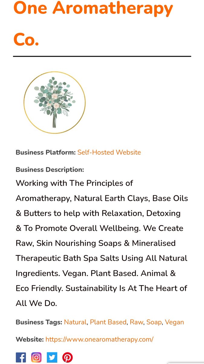 MHHSBD's tweet photo. Thank you @one_aroma your new My Helpful Hints Small Business Directory listing is now live. Want your business listed? Pop over to the My Helpful Hints website and check out the business directory!
#SmallBusiness
#MyHelpfulHints
#MHHSBD
https://t.co/OASA70t3zb https://t.co/CxAetuGRTs