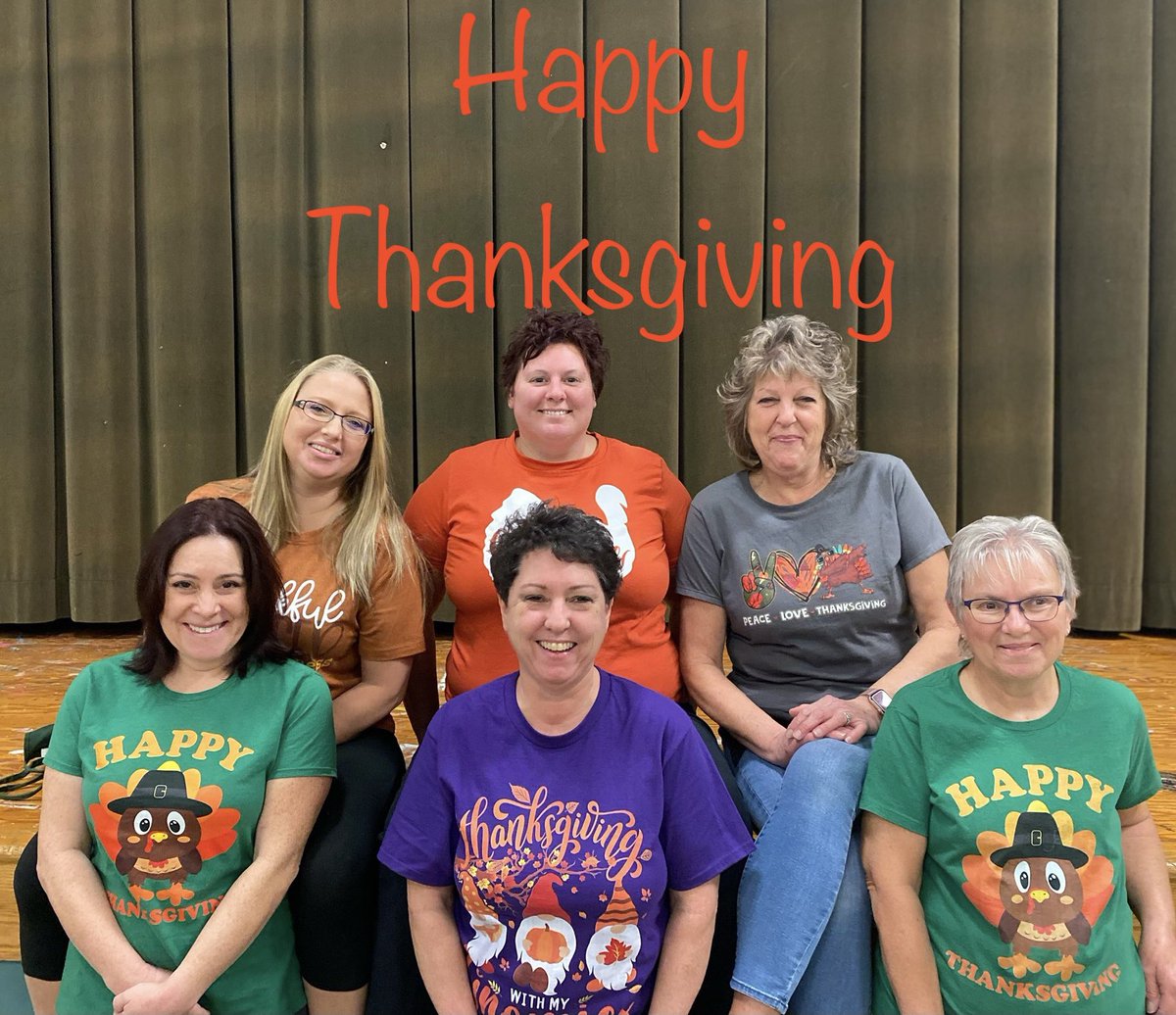 Happy Thanksgiving from the MS/HS Cafeteria Staff
