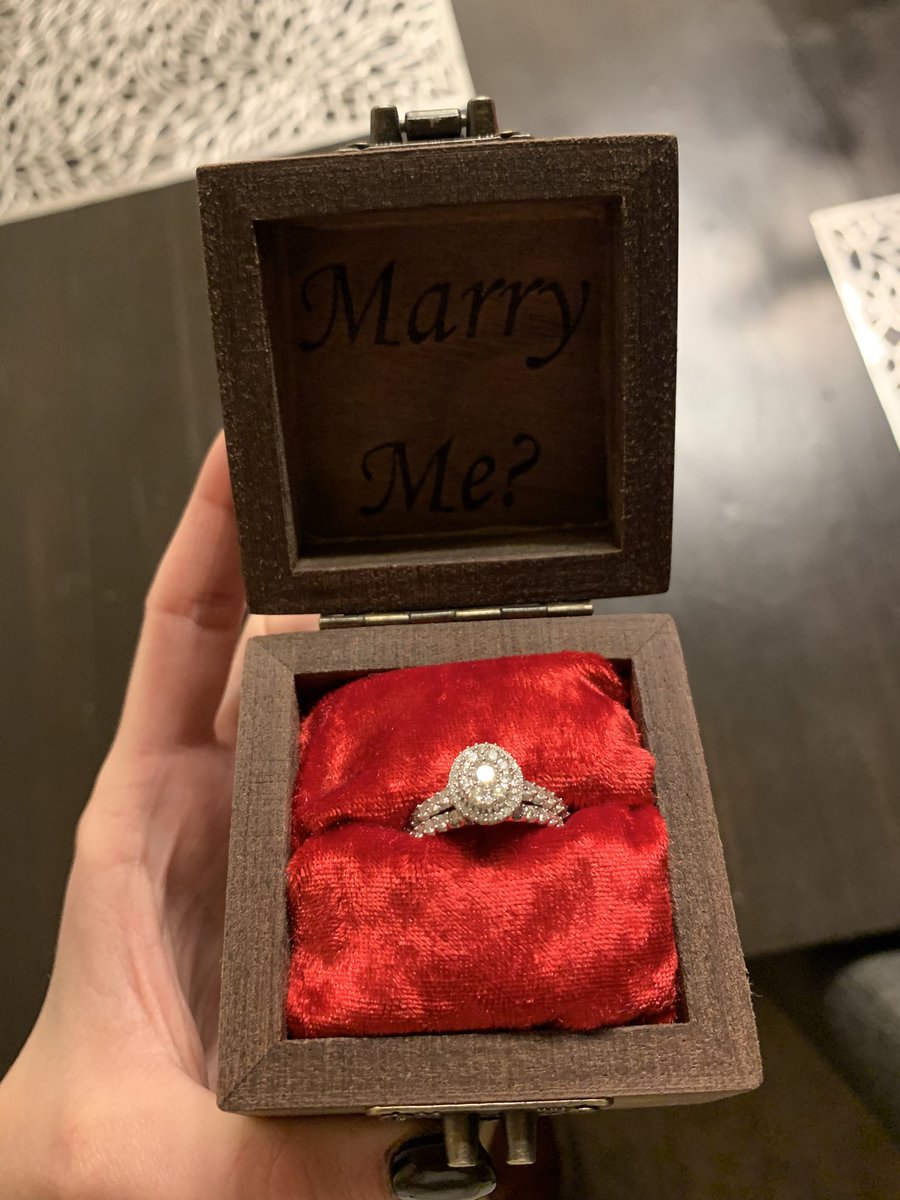 Trevor and I are officially engaged and I couldn’t be any happier😭❤️