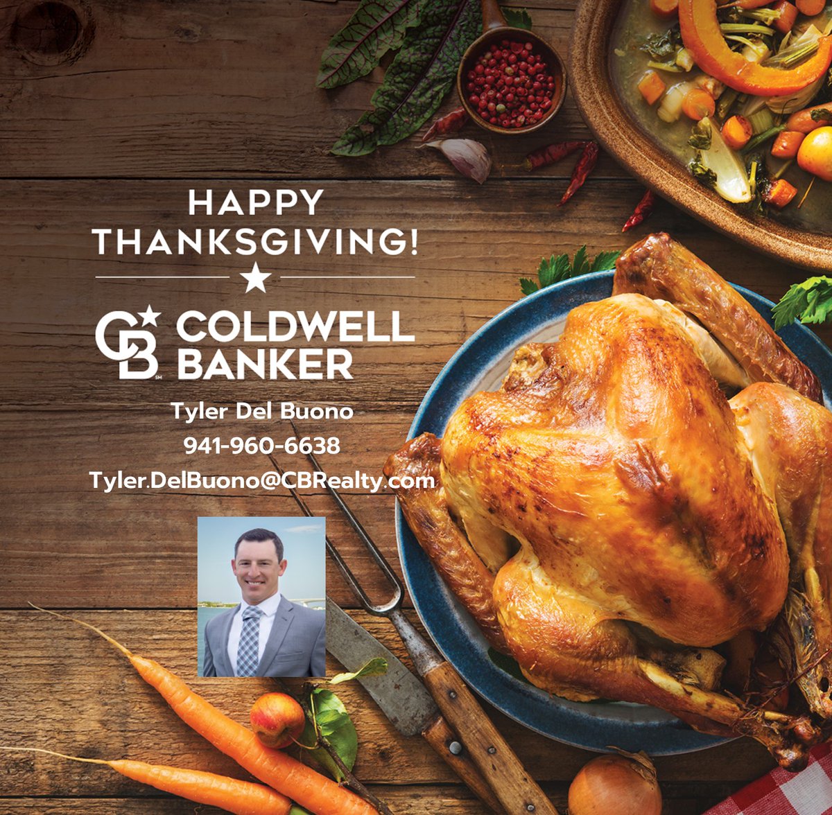 RealtyTyler's tweet photo. Wishing everyone a Happy Thanksgiving.  
.
.
.
.
.
#coldwellbanker #florida #sarasota #thanksgiving #turkey #pie #cranberry #family #instagram #instagood #macysthanksgivingdayparade #buy #sell https://t.co/mApIqxkpXP