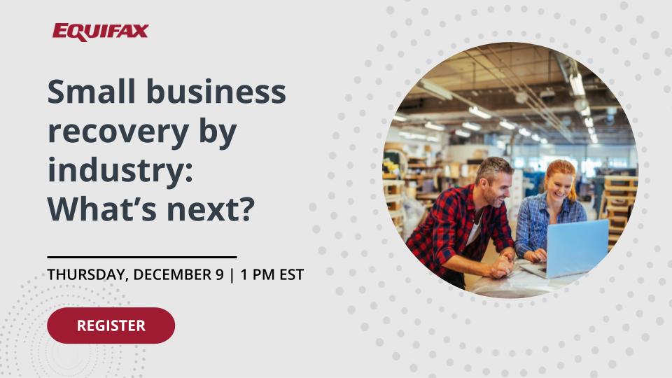 equifaxcanada's tweet image. Join us for our quarterly credit trends update and panel discussion on evolving #smallbusiness credit risk and performance trends. 
bddy.me/3l8Lvua
#insights
