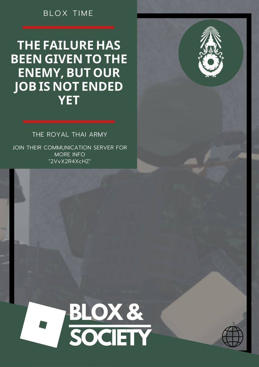 BloxTimePost's tweet photo. “This war is over. But we still have to find and eliminate the scums that are behind these messes or else, this is just a beginning." said rifleman. https://t.co/UsXfP6f6RS