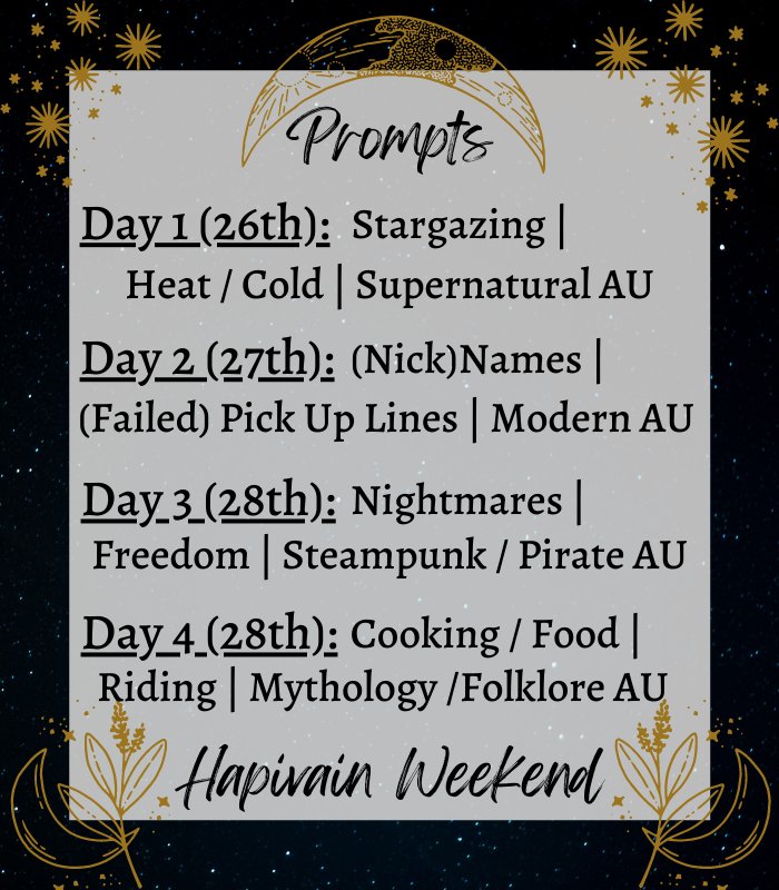 HapivainWeekend's tweet photo. ♥️Just one day left until Hapivain Weekend starts!🐺 

Remember to tag your works with #HapivainWeekend (or #HapivainWeekendNSFW if your piece is NSFW, SFW previews only please) so we can retweet.

We're so excited to see what everyone has made 👀 https://t.co/liPqjMzsAJ