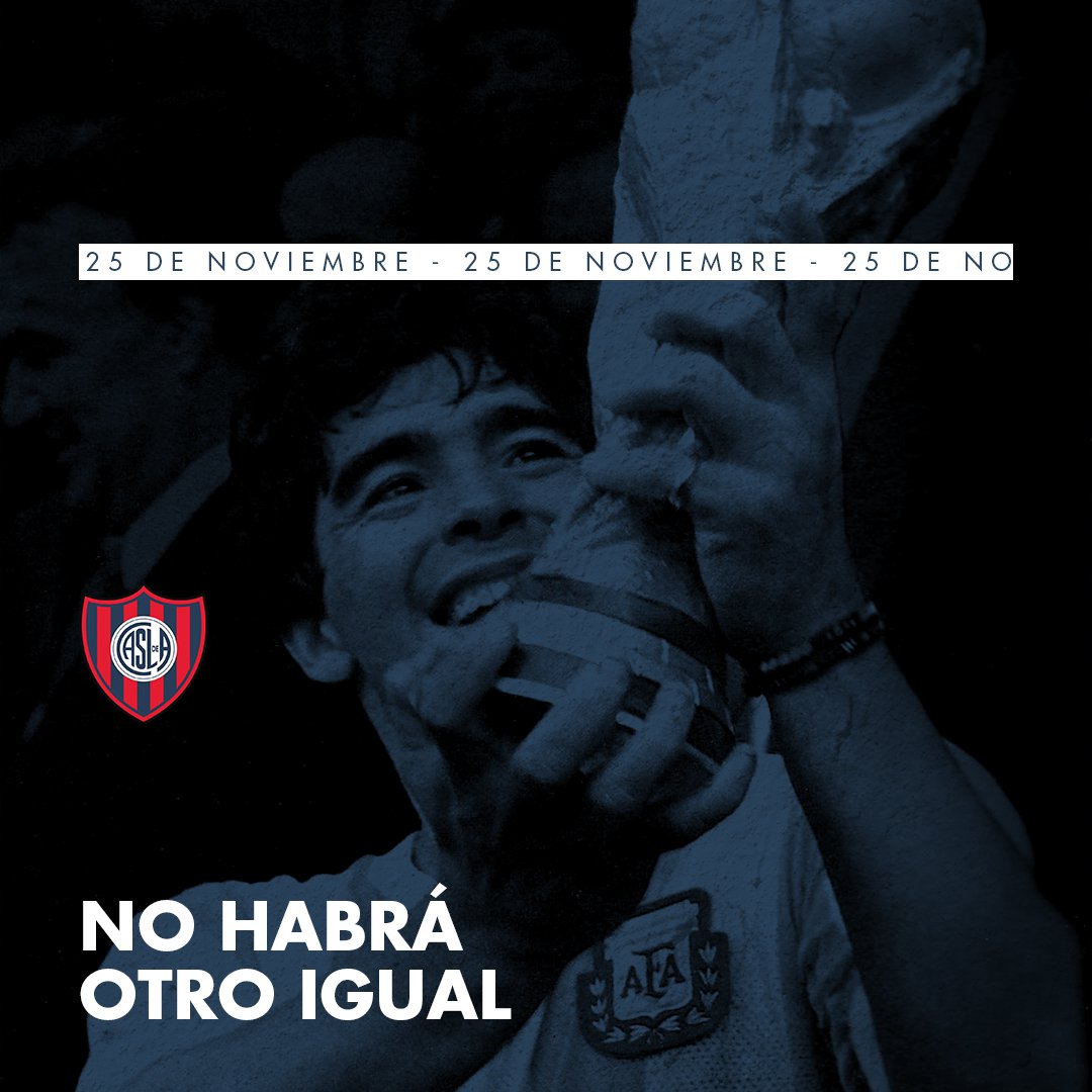 SanLorenzo's tweet photo. Regó de gloria este suelo.

#DiegoEterno ♾ https://t.co/Q6kkksRvqk