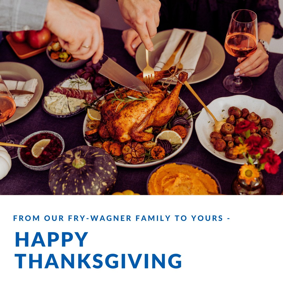 FryWagner's tweet photo. With heartfelt appreciation, from our family to yours, we wish you have a joyous and gratitude-filled Thanksgiving! #thankful https://t.co/CVjwhWDdoK