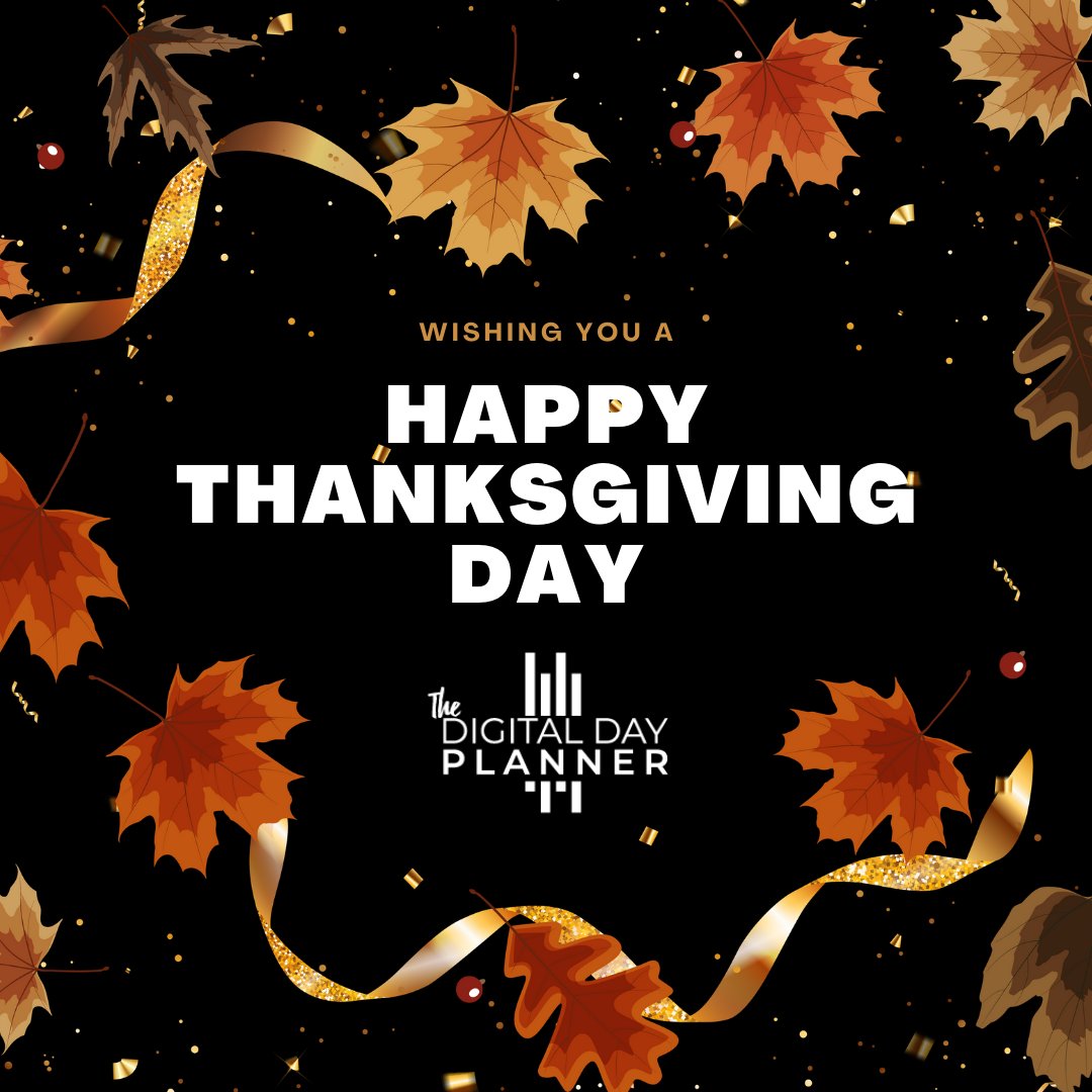GoodDigitalDays's tweet image. Hey Creatives!

#HappyThanksgiving! We at #TheDigitalDayPlanner hope your day is filled with love, laughter &amp;amp; great memories!

🔌...one more thing..Head to the site &amp;amp; become a DDP Insider &amp;amp; get exclusive access to our #BlackFriday deal!

#GoodDigitalDays #contentplanner
